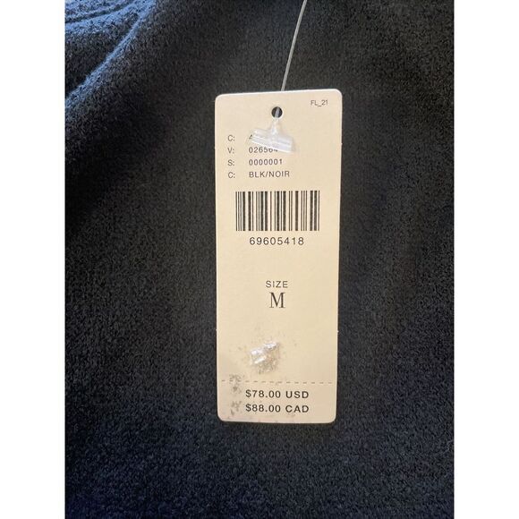 By Anthropologie Black Cutout Mini‎ Dress Size Medium MSRP $78 NWT - Picture 4 of 11